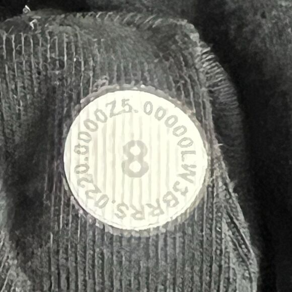 Lululemon Sweatshirt Womens 8 Black Scuba OversiiòFunnel Neck Logo Half Zip - Picture 11 of 12